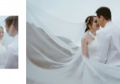 Nên dùng khung phồng lớp lót để tạo độ bồng bềnh cho bộ váy cưới!