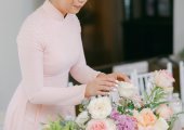 Những bước quan trọng mà OAH BRIDAL thực hiện khi may đo online áo dài cưới cho cô dâu Việt Kiều